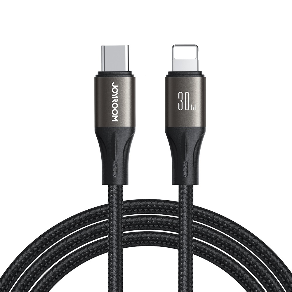 Joyroom SA25-CL3 USB-C – Lightning Kaapeli 30W 1,2 m, musta