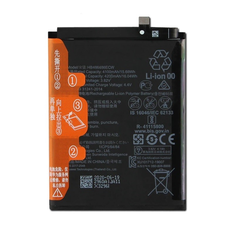 Akku Huawei P30 Pro/Mate 20 Pro 4100mAh HB486486ECW OEM