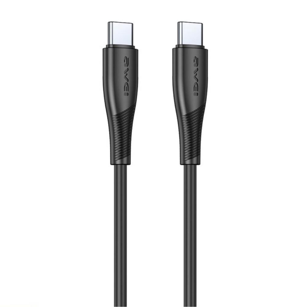 USB-kaapeli Awei CL-182C USB-C – USB-C 1,0 m musta