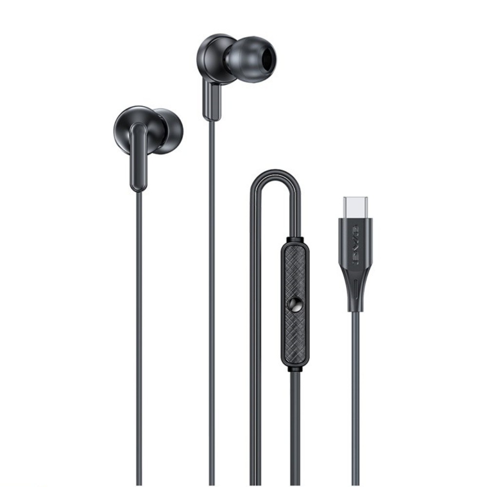 Kuulokkeet Awei PC-25T USB-C musta