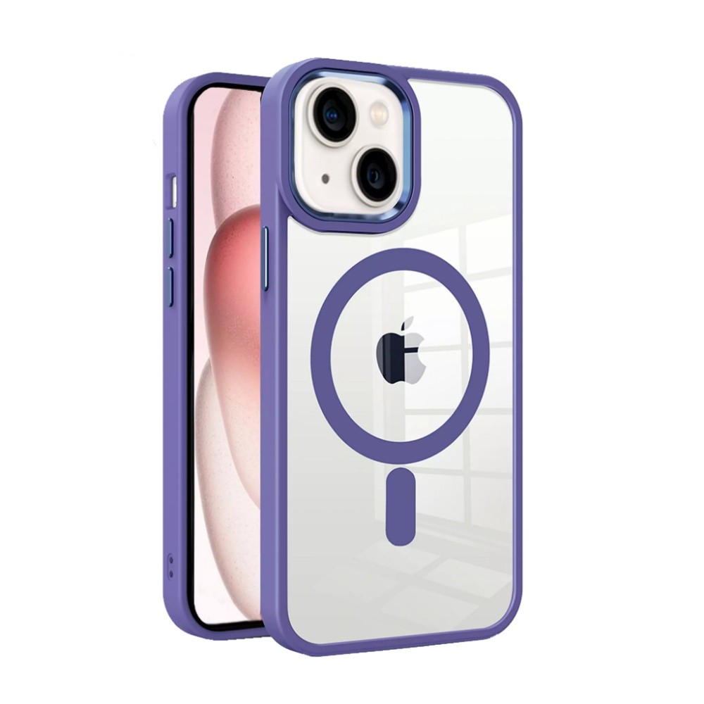 Premium Mag Cover Suojakuori Apple iPhone 12 violetti
