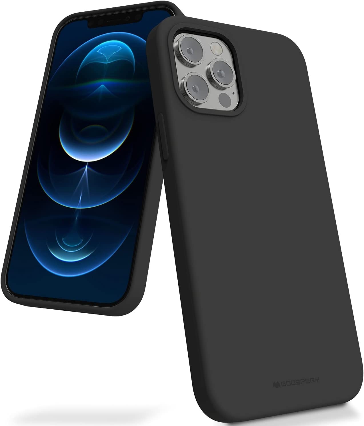 Mercury Silicone Suojakuori Apple iPhone 16 Pro Musta