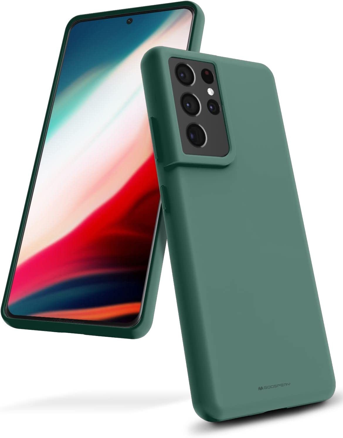 Mercury Silicone Suojakuori Apple iPhone 16 Pro Tummanvihreä