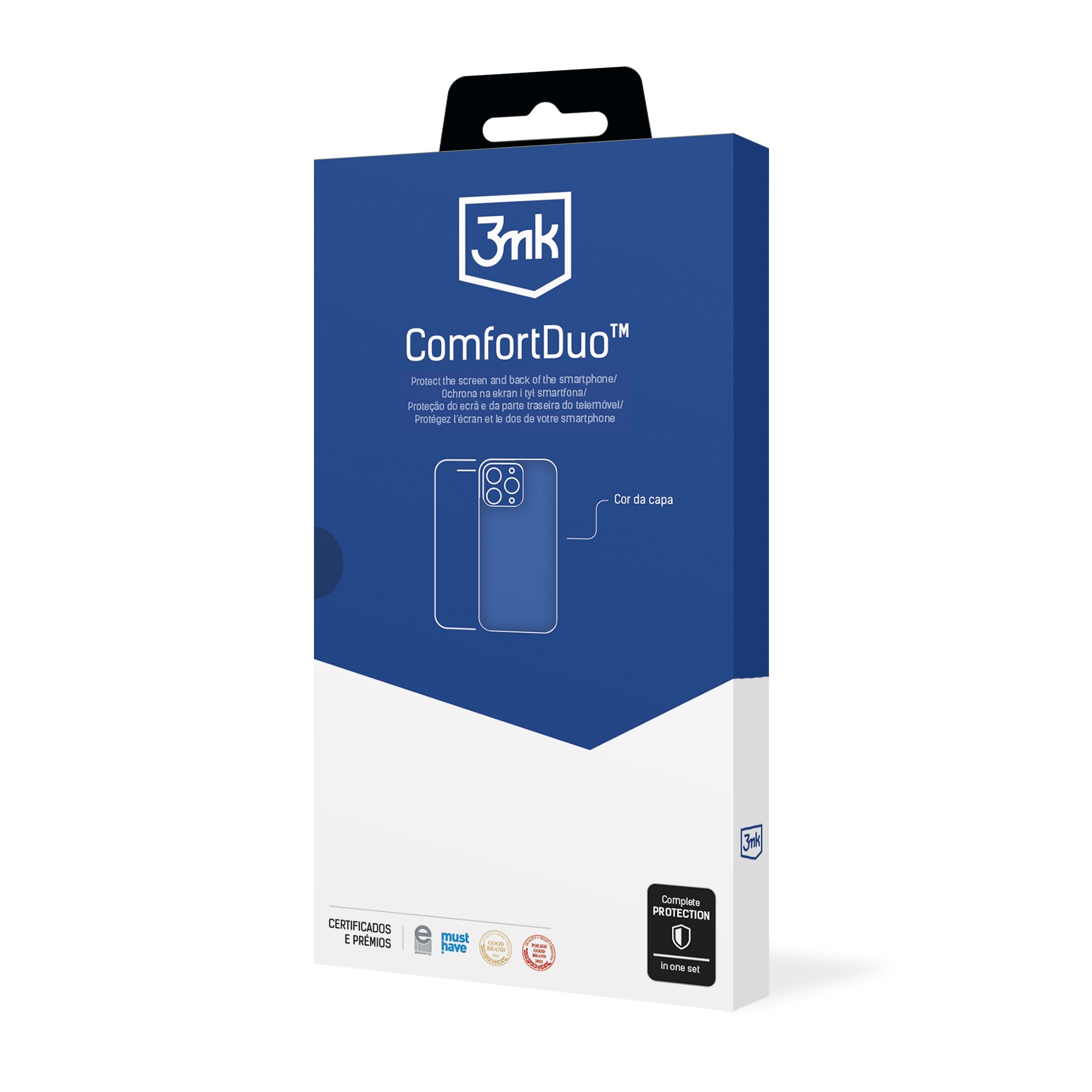 Case and protective glass set 3mk ComfortDuo Clear Samsung A145 A14 4G/A146 A14 5G