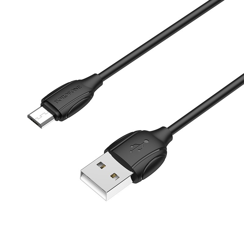 USB-kaapeli Borofone BX19 USB-A – MicroUSB 1,0 m musta
