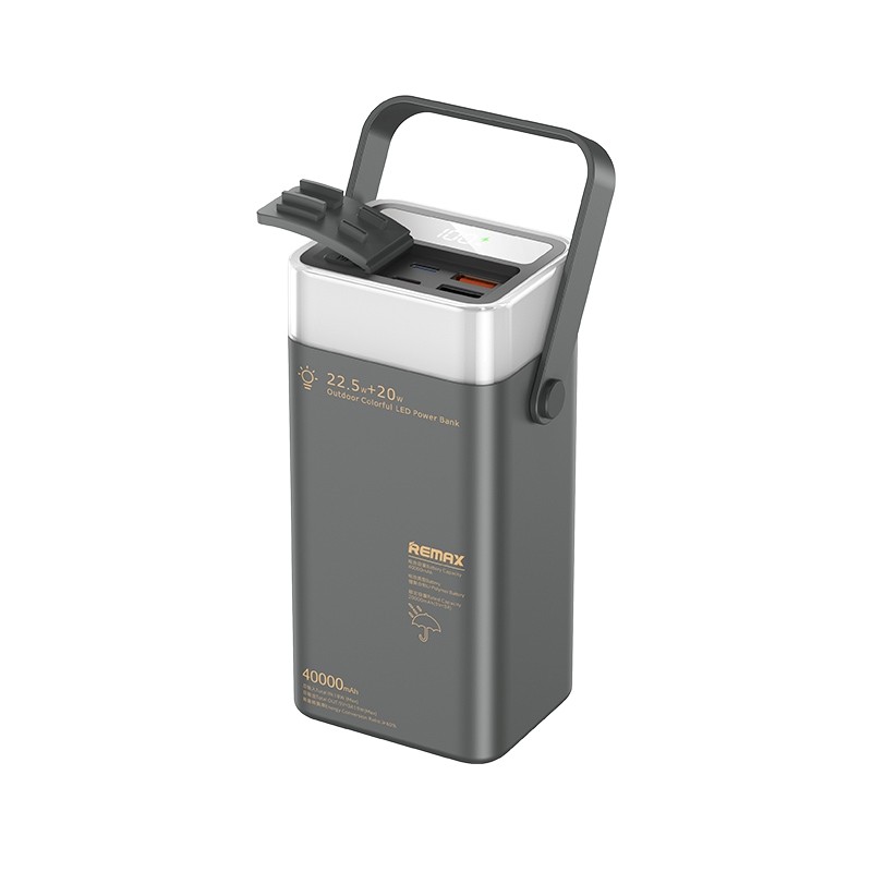 External battery Power Bank Remax RPP-596 22.5W 40000mAh grey