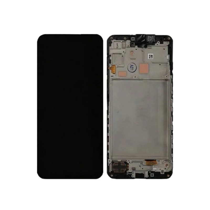 Samsung A166 A16 5G LCD-näyttö kosketusnäytöllä ja kehyksellä, alkuperäinen musta (huoltopakkaus)