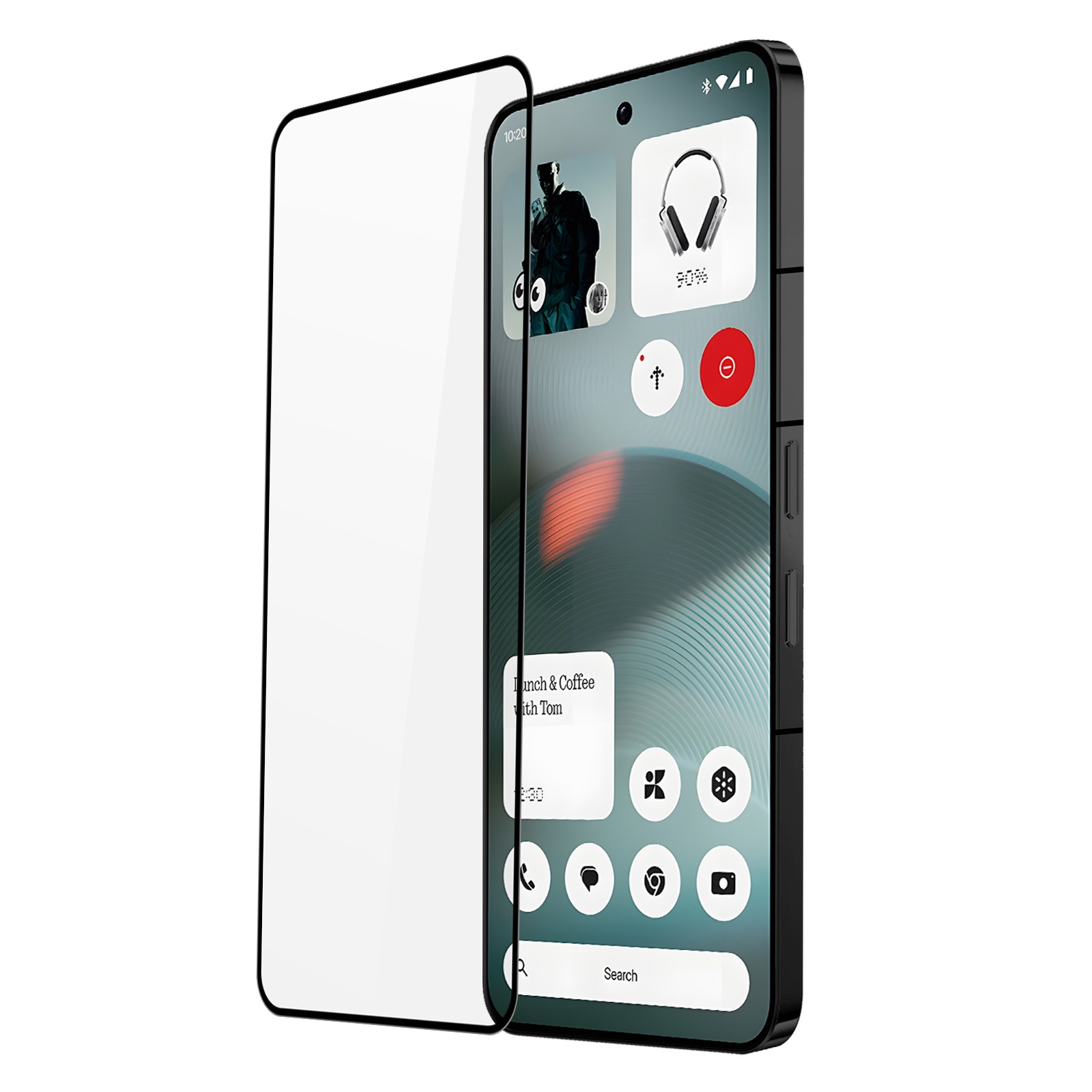 Dux Ducis 10D karkaistu lasi Nothing Phone 3 musta