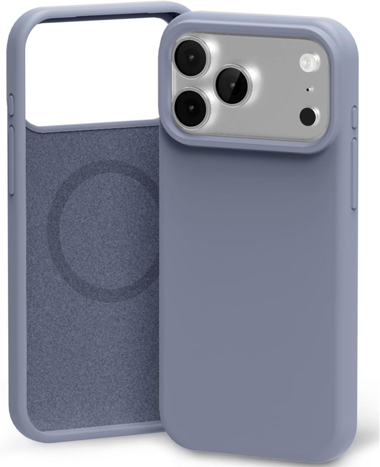 Mercury Pure MagSafe Silicon Suojakuori Apple iPhone 17 Pro Max laventelin harmaa