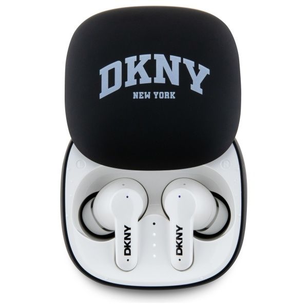 DKNY TWS BT 3D Rubber Matt Bluetooth Kuulokkeet - musta