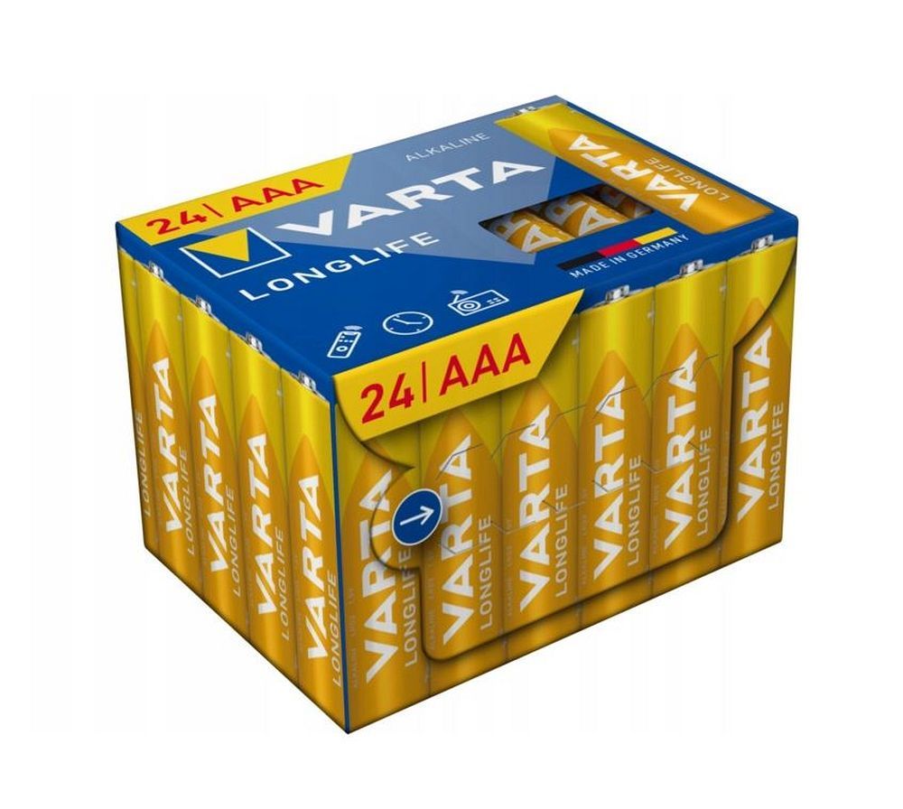 VARTA alkaliparisto R3 AAA Longlife 24 kpl
