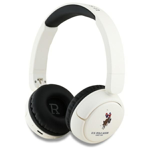 US Polo Bluetooth Kuulokkeet DH Color Logo - valkoinen
