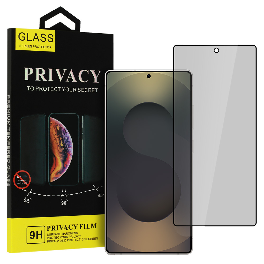 Karkaistu lasi Privacy Glass Samsung Galaxy S25 Ultra:lle musta
