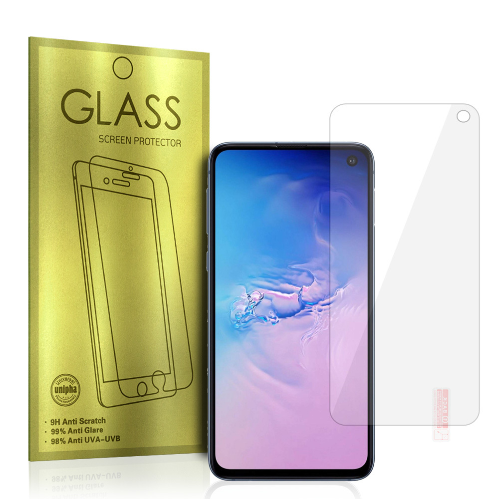 Karkaistu lasi kultainen Samsung Galaxy S10e:lle