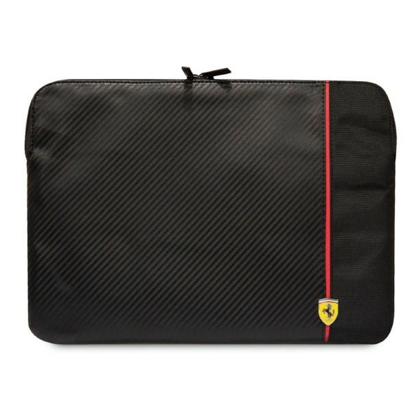 Ferrari Carbon and Smooth Suojakuori 14 tuuman kannettavalle - musta