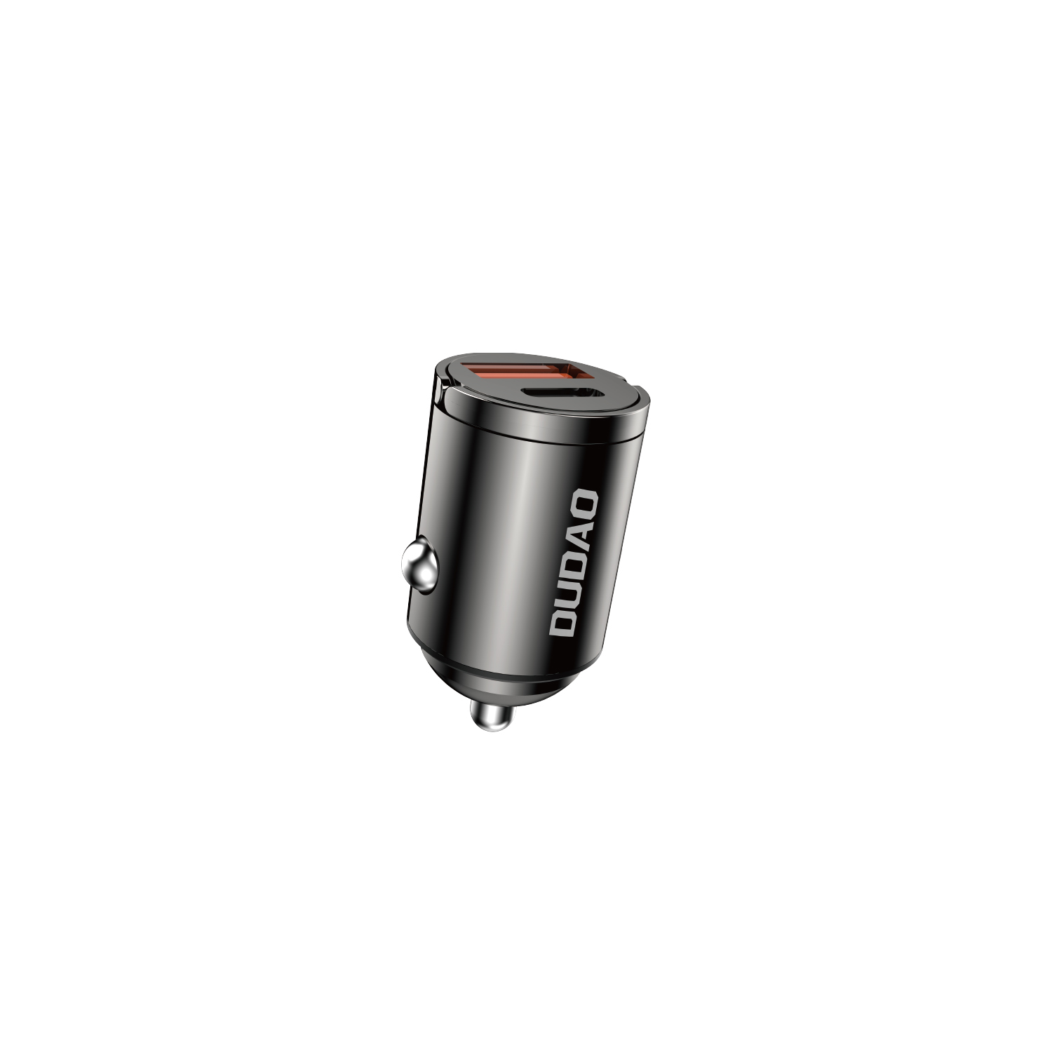 Dudao R3MAX 48W QC PD mini auton Laturi - musta