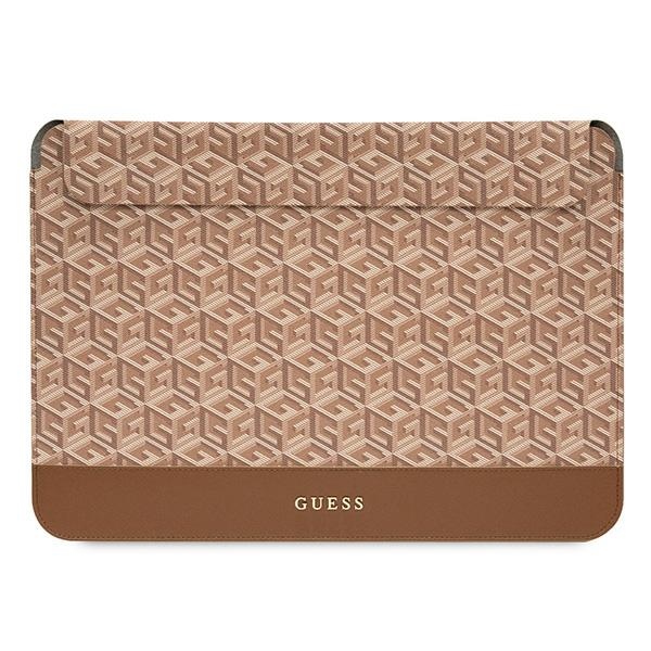 Guess GCube Stripes laukku 16 tuuman kannettavalle - ruskea