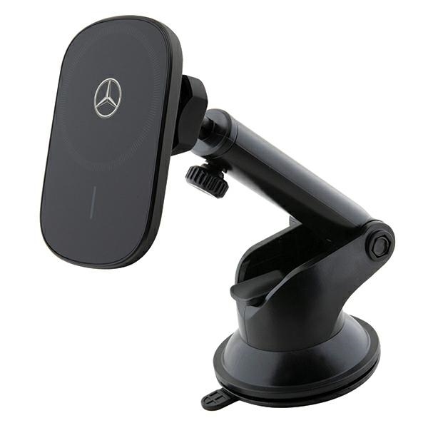 Mercedes MEWCCGSLK 15W induktiivinen pidike ilmastoinnin ritilään/ikkunaan musta/musta Silver Stars MagSafe