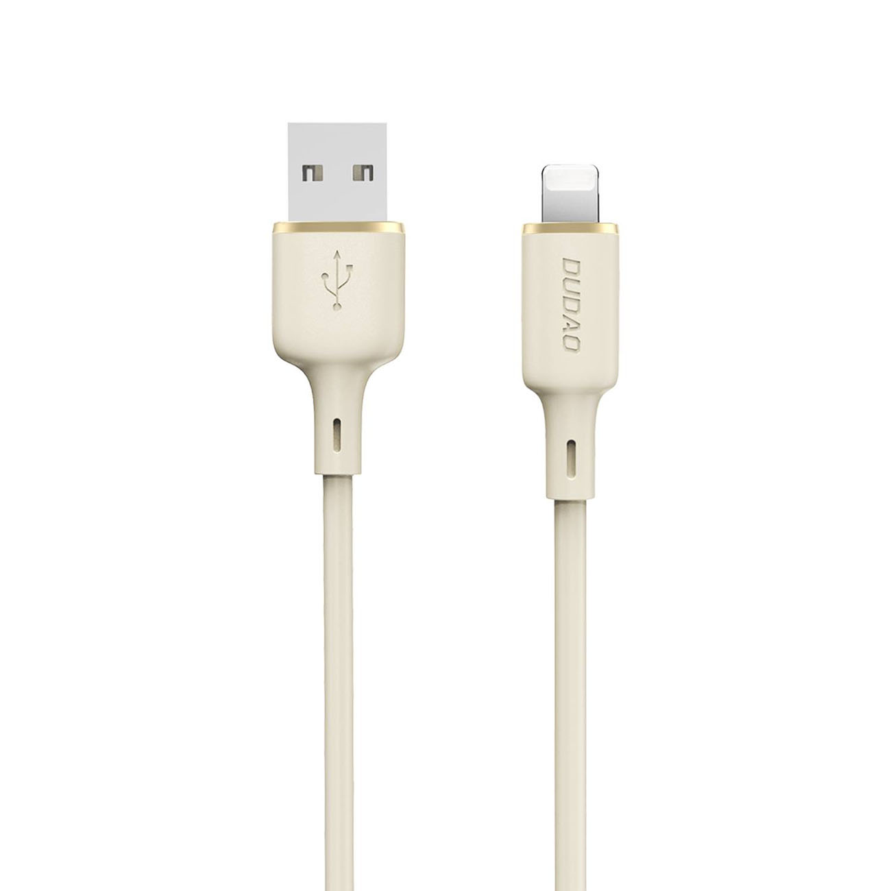 Dudao L7SL USB-A - Lightning 5A kaapeli 1m - beige