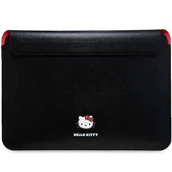 Hello Kitty PU Metal Logo suojus 14 tuuman kannettavalle - musta