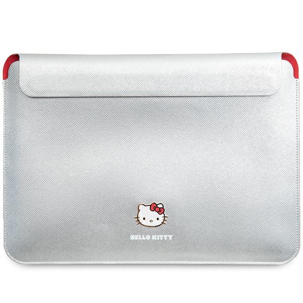 Hello Kitty PU Metal Logo suojakotelo 14 tuuman kannettavalle - hopeinen