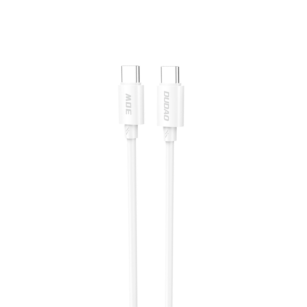 Dudao L4C USB-C / USB-C 30W kaapeli 1.2m - valkoinen