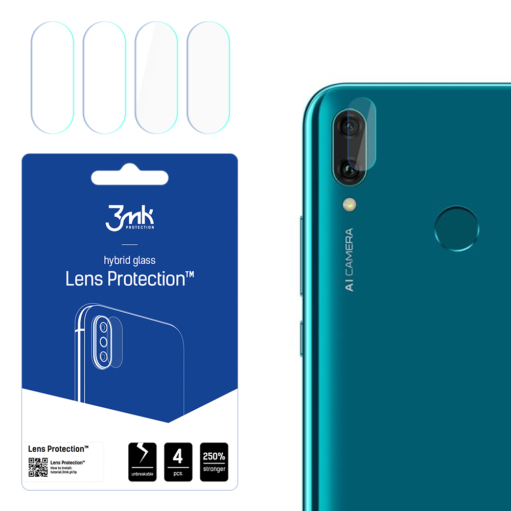 3mk Lens Protection kameran lasi Huawei Y9 2019:lle