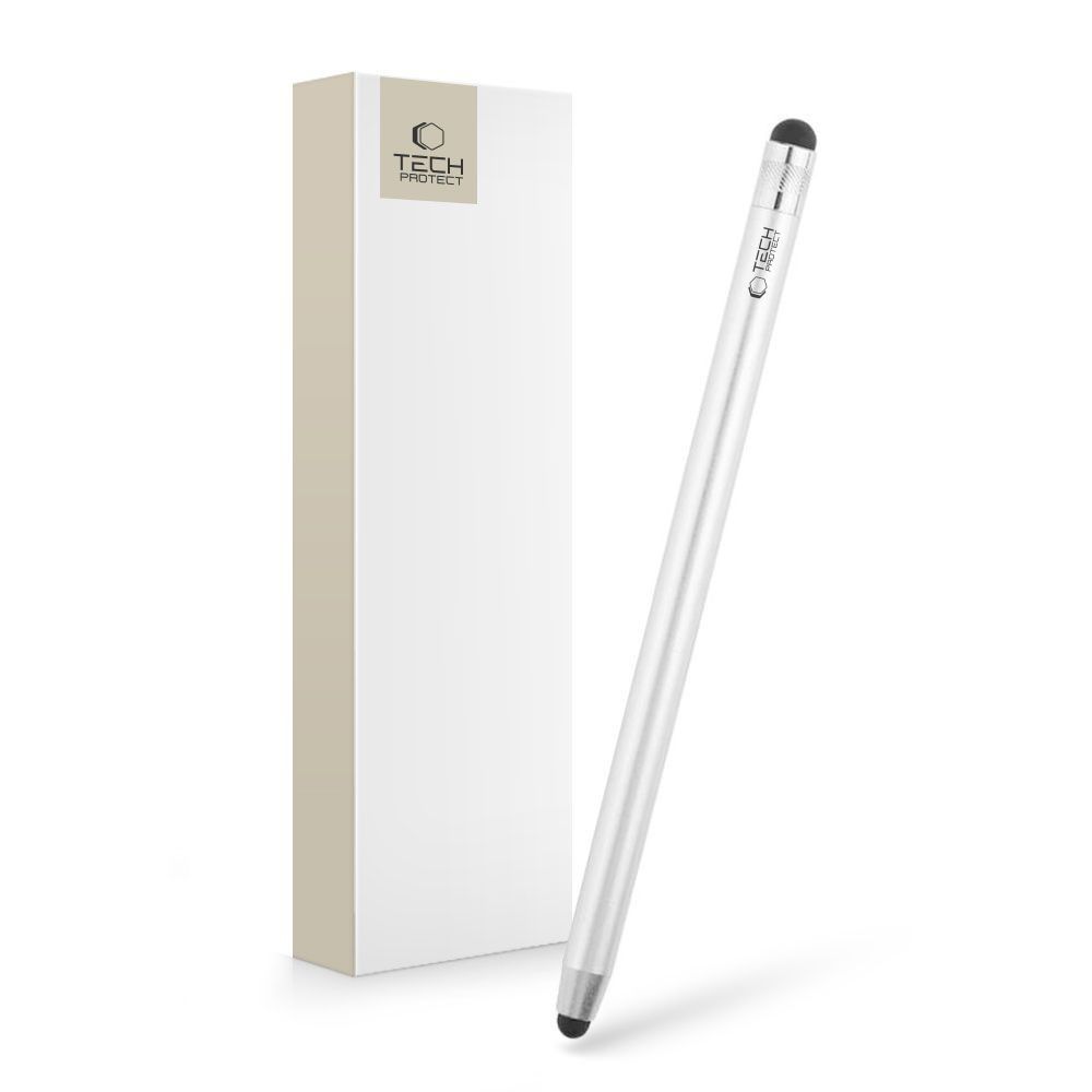 Tech-Protect Touch Stylus - hopeinen