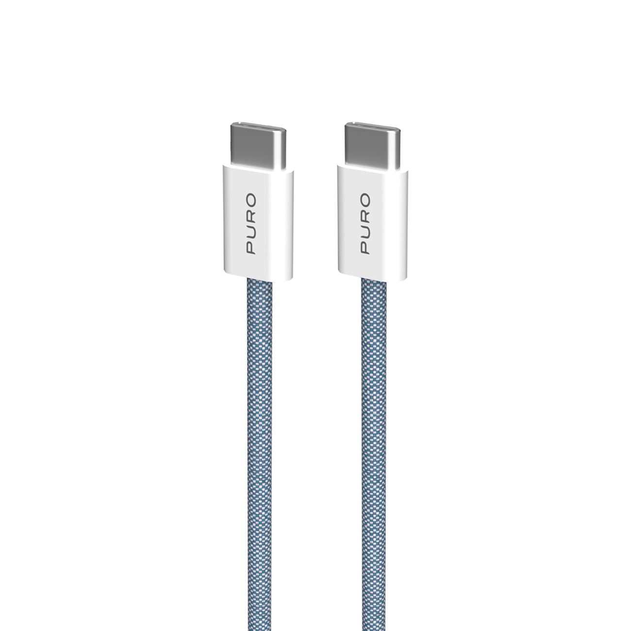 Puro Fabrik 60W USB-C - USB-C Kaapeli 1,5m - sininen