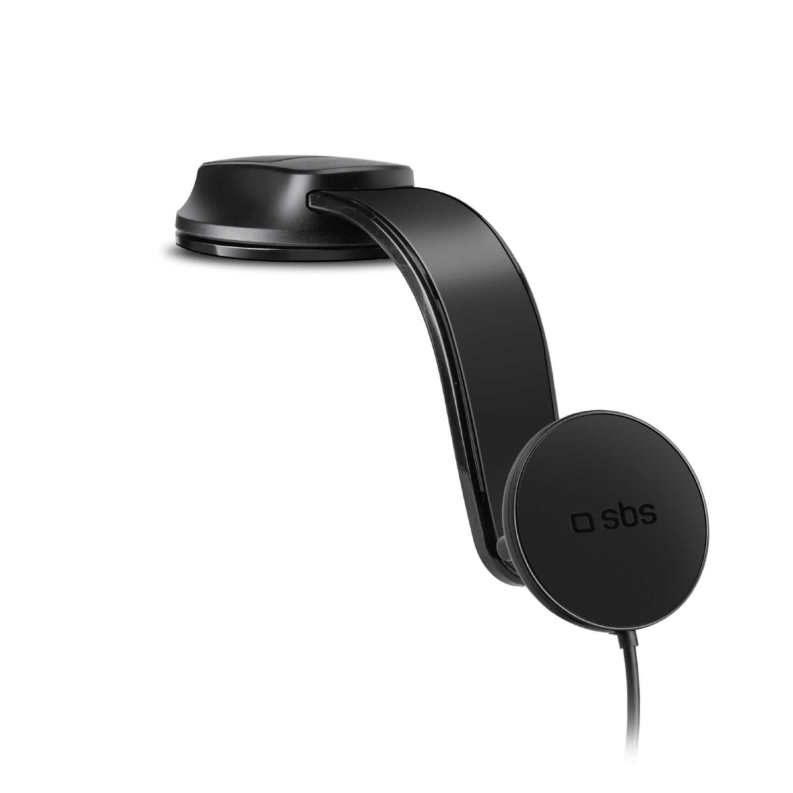 SBS TESUPPMAG15W2115W puhelinpidike induktiivisella laturilla, MagSafe-yhteensopiva - musta