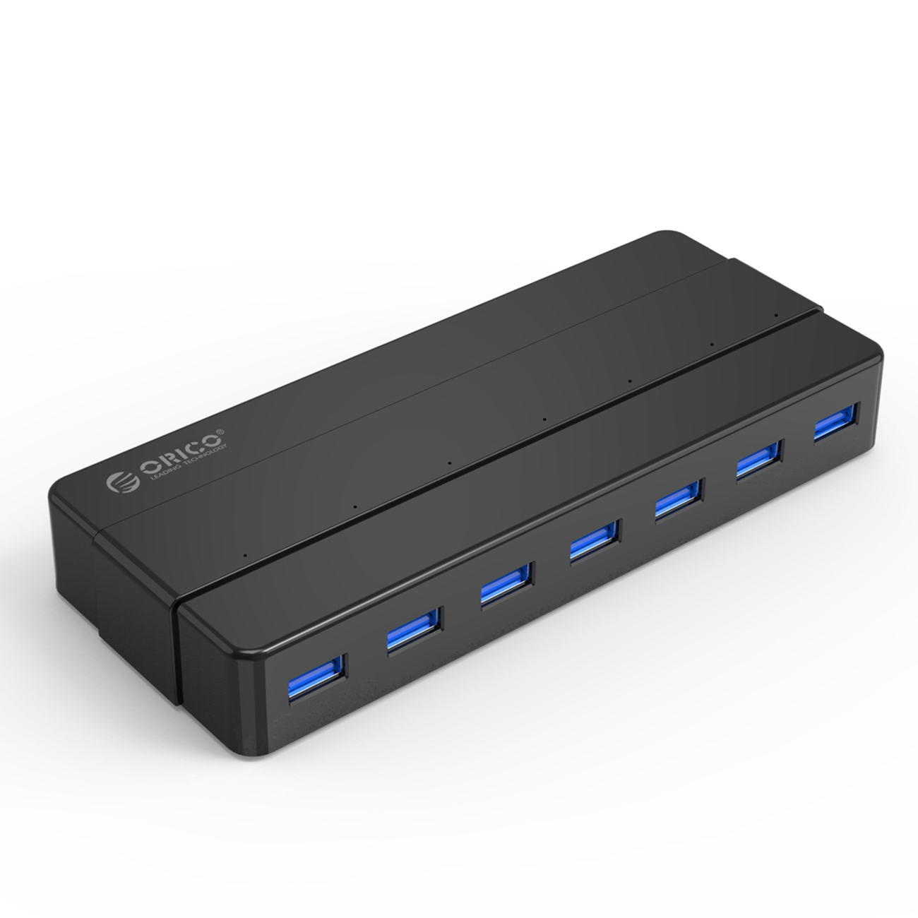 Orico H7928-U3-V1 Keskitin 7x USB-A 3.0 - musta
