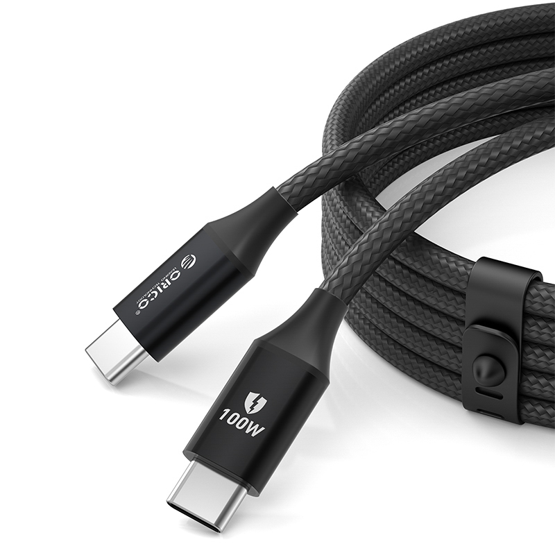 Orico CDX 100W 5A Power Delivery USB-C - USB-C kaapeli 1m - musta