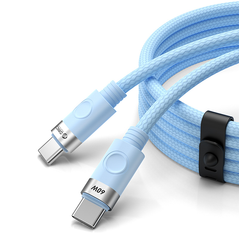 Orico CDX 60W 3A Power Delivery USB-C - USB-C kaapeli 1m - sininen