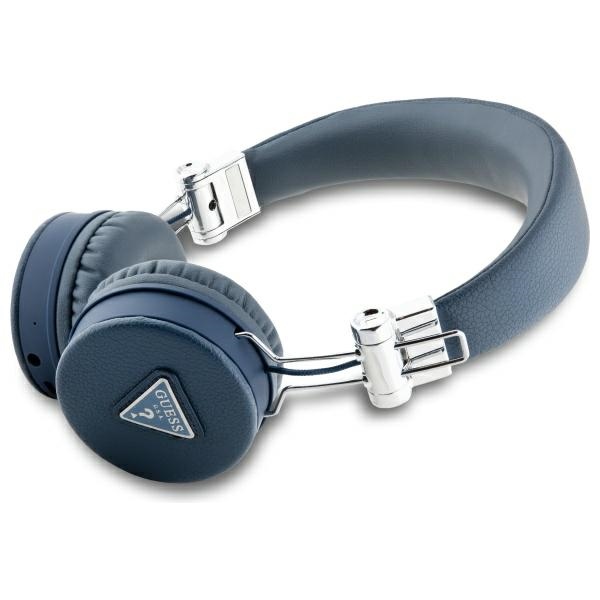 Guess Bluetooth ENC GUBH70PGTSPSB on-ear kuulokkeet sininen/sininen Grained Classic Round Shape