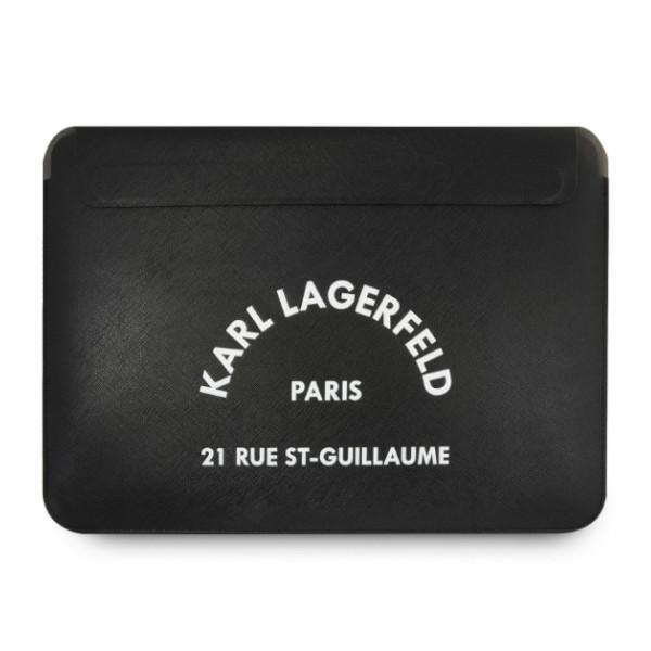 Karl Lagerfeld Sleeve KLCS133RSGSFBK 13 tuumaa musta/musta Saffiano RSG