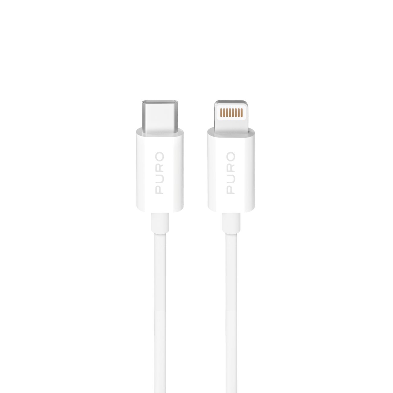 Puro TPE 20W USB-C - Lightning kaapeli 2m - valkoinen