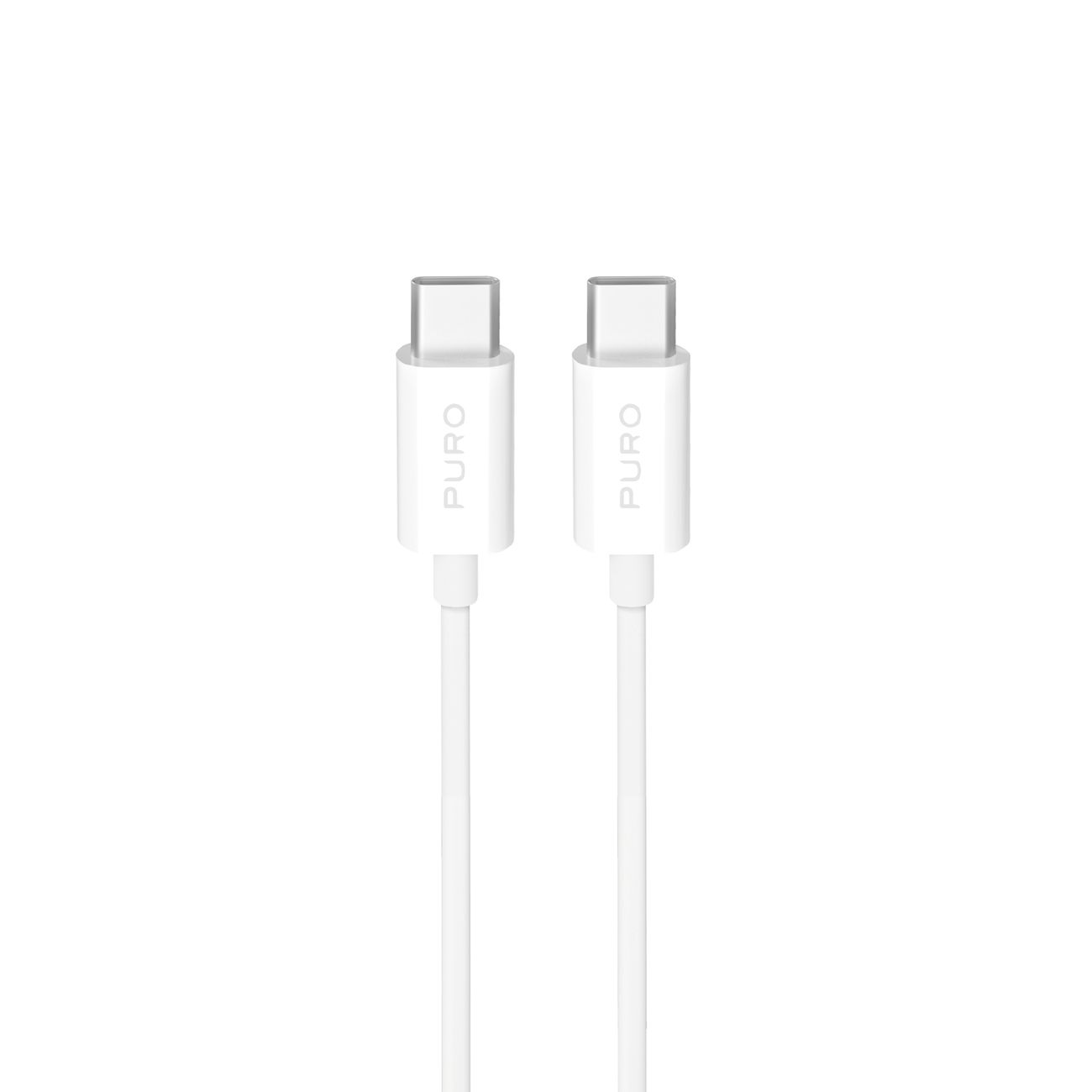 Puro TPE 25W USB-C - USB-C 3m kaapeli - Valkoinen