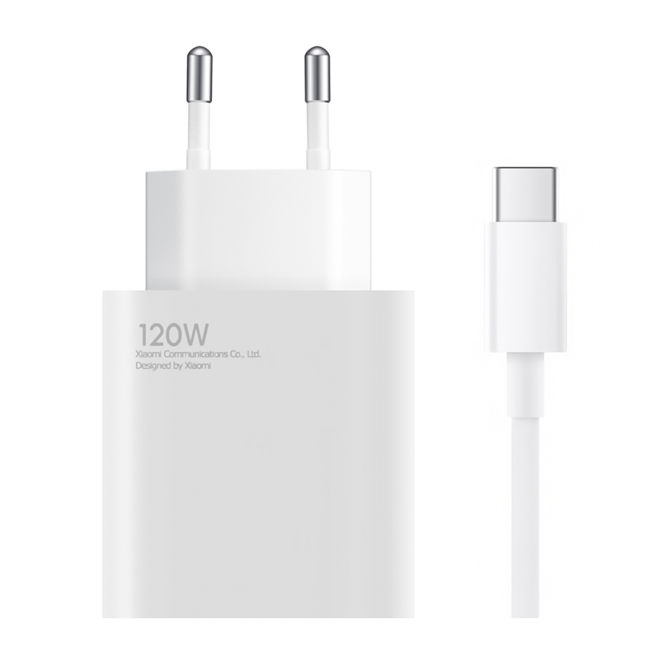 Xiaomi BHR9462EU 120W 6A USB-A seinälaturi USB-C kaapelilla - Valkoinen