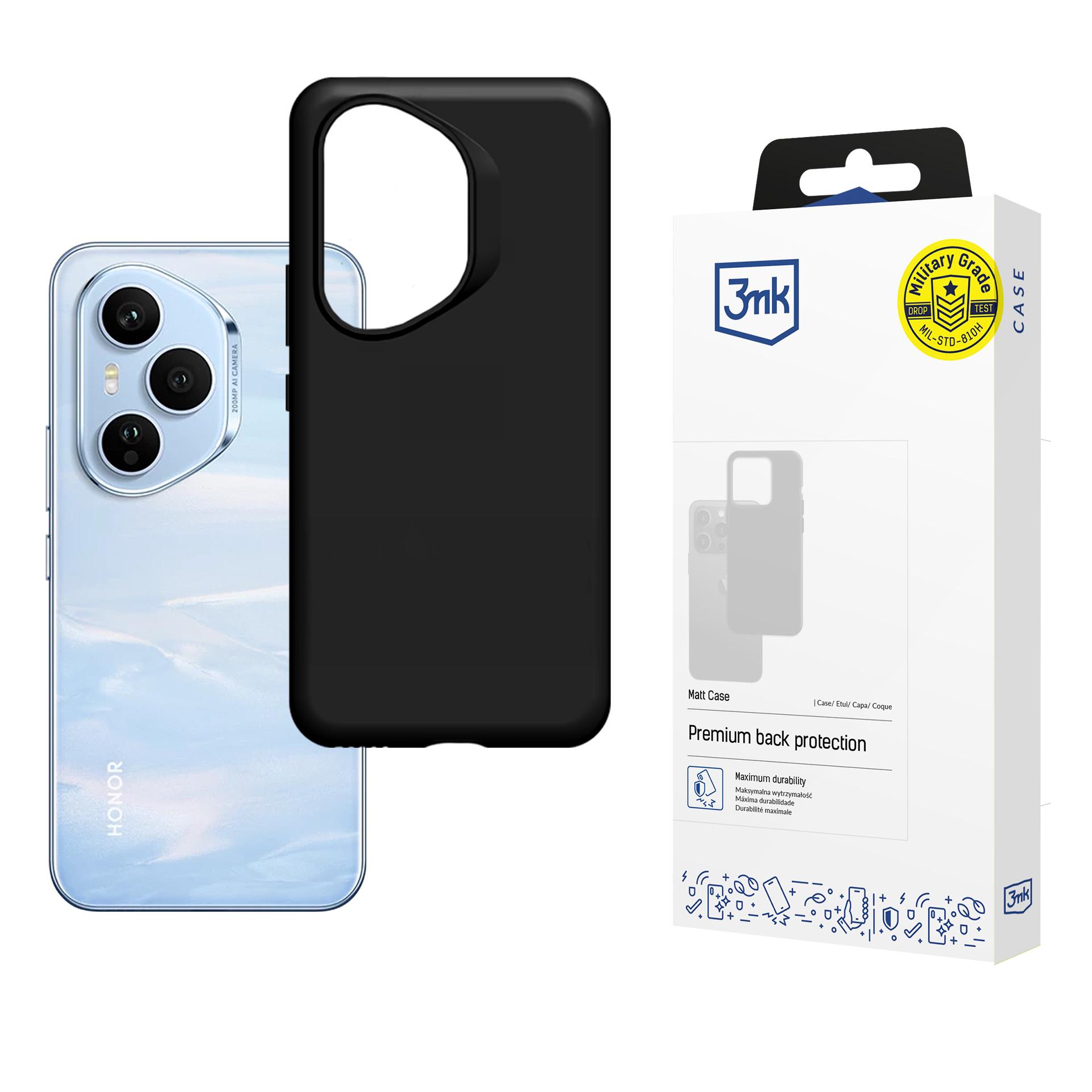 3mk Matt Suojakuori Honor 400 PRO:lle - musta
