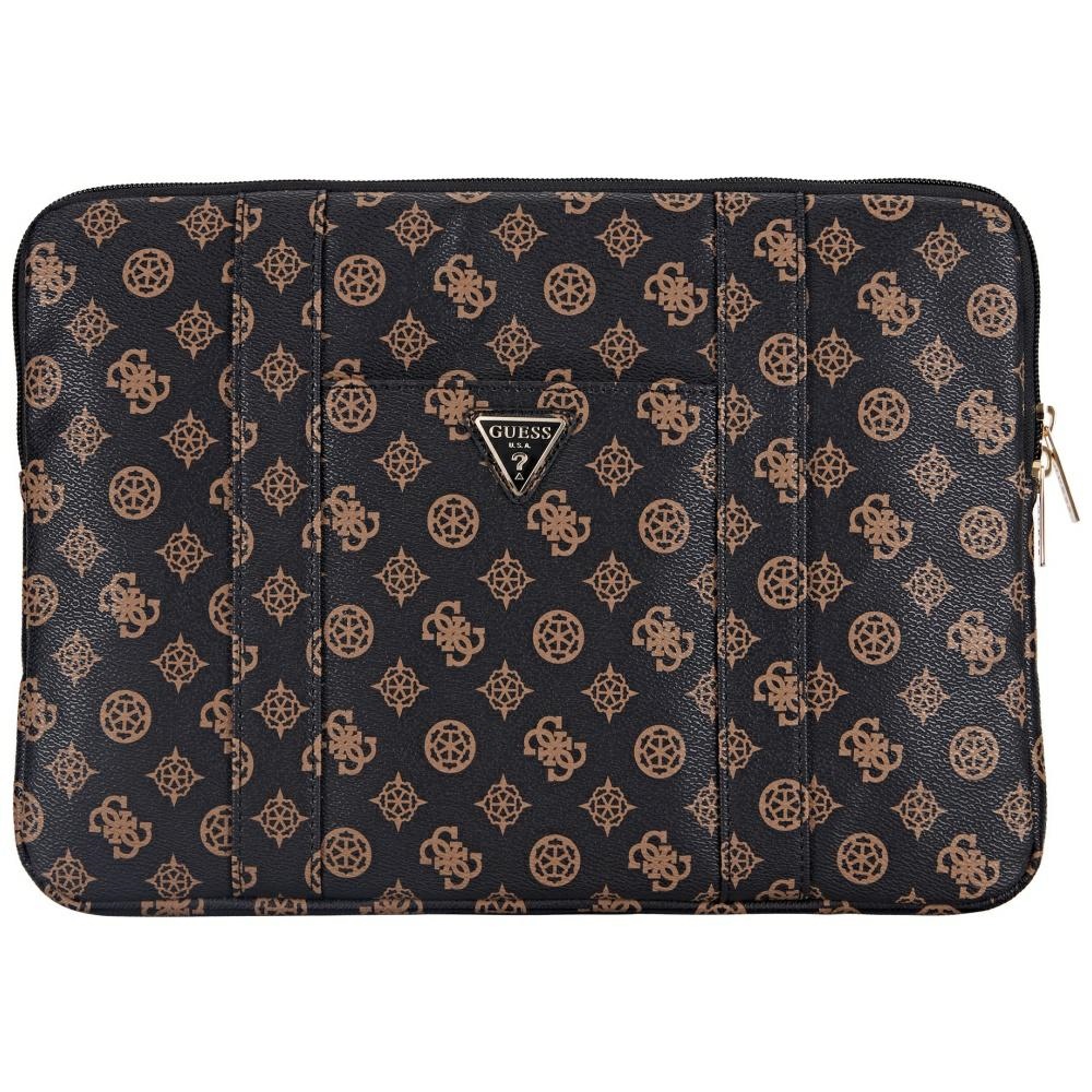Guess Sleeve Peony Pocket Triangle 14" Kannettavan Laukku - Musta
