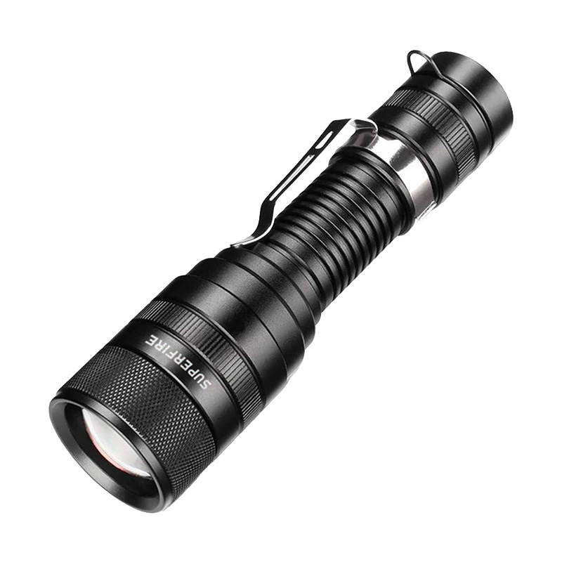 Taskulamppu Superfire F5, 1100lm, USB