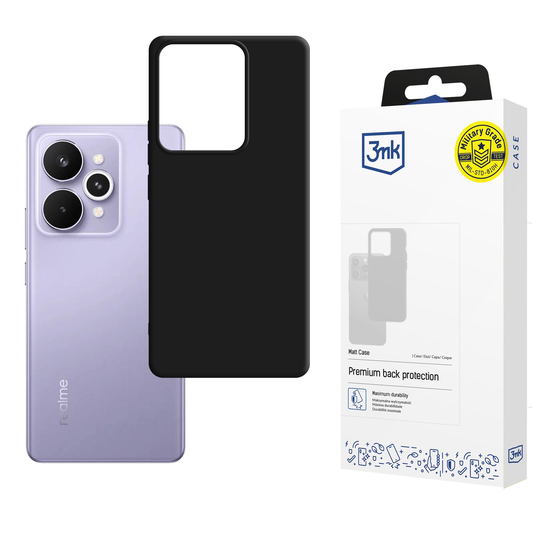 3mk Matt Case for Realme 15 5G / 15 Pro 5G - Black