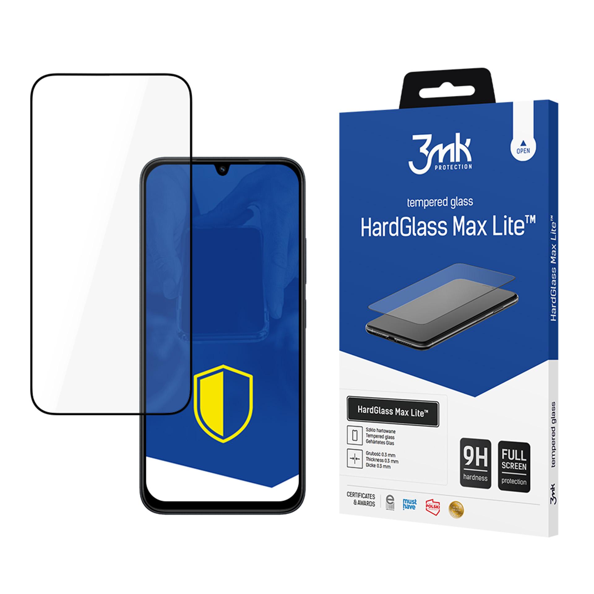 3mk HardGlass Max Lite Black Karkaistu lasi Xiaomi Redmi Note 15 Pro:lle