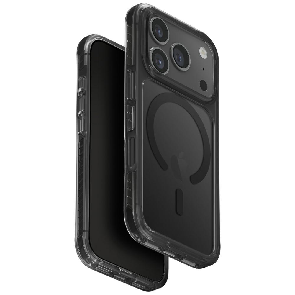 Uniq Combat iPhone 17 Pro Magclick Lataussuojakuori - musta