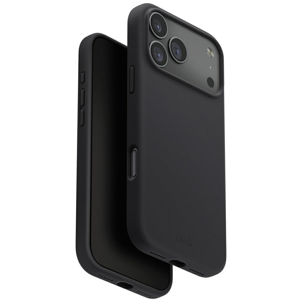 Uniq Lino iPhone 17 Pro Max Magclick Lataussuojakuori - harmaa