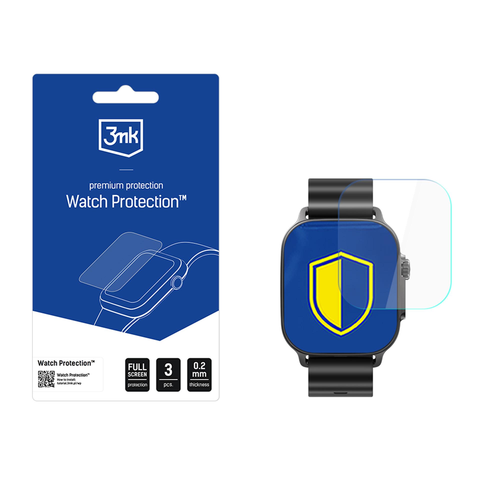 3mk Watch Protection FlexibleGlass hybridilasisuoja älykellolle Realme Watch 5 -kellolle