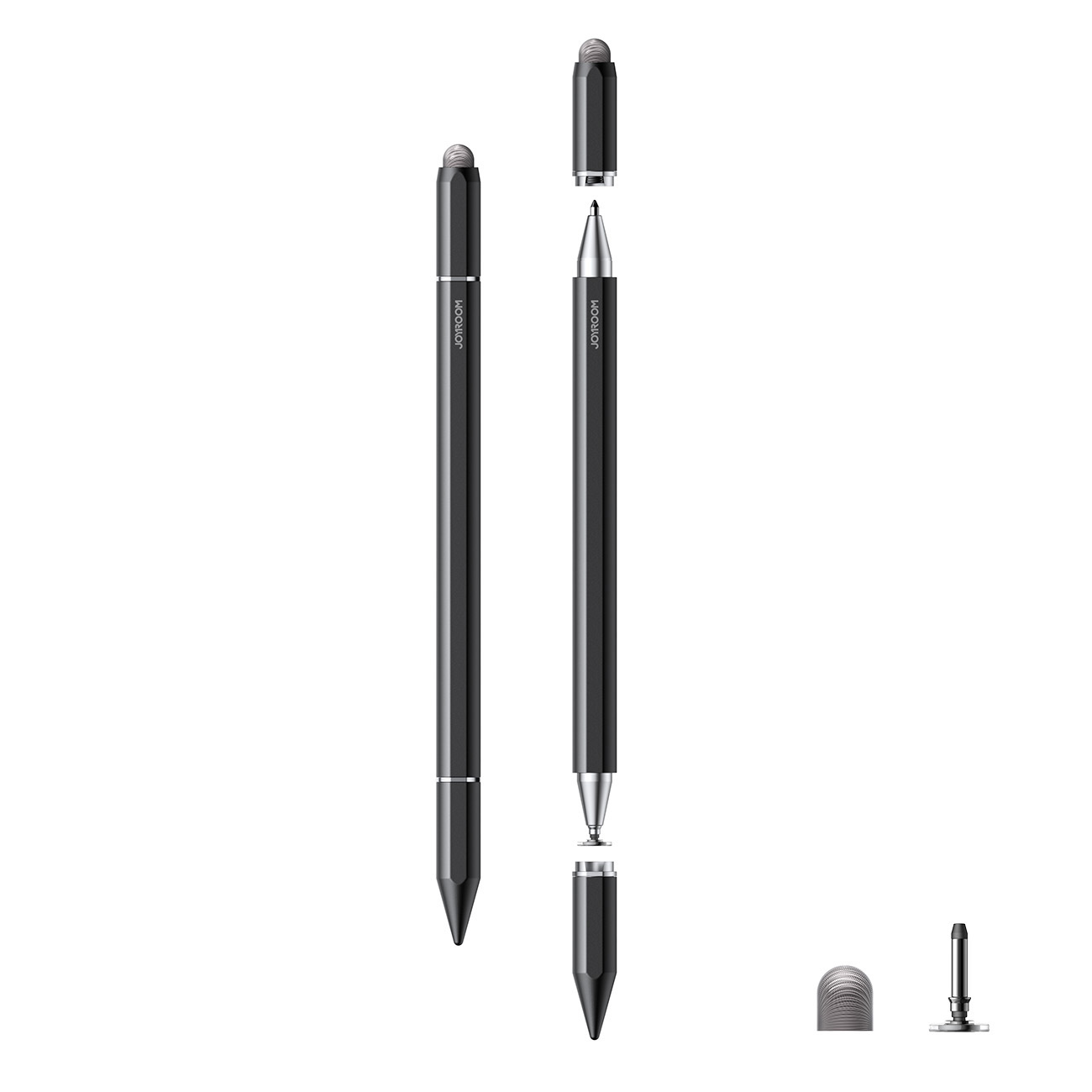 Joyroom JR-BP561 3-in-1 Passiivinen Magneettinen Kapasitiivinen Stylus - Musta
