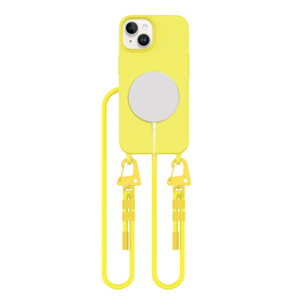 Tech-Protect Magnecklace MagSafe Suojakuori iPhone 14 -lle - keltainen