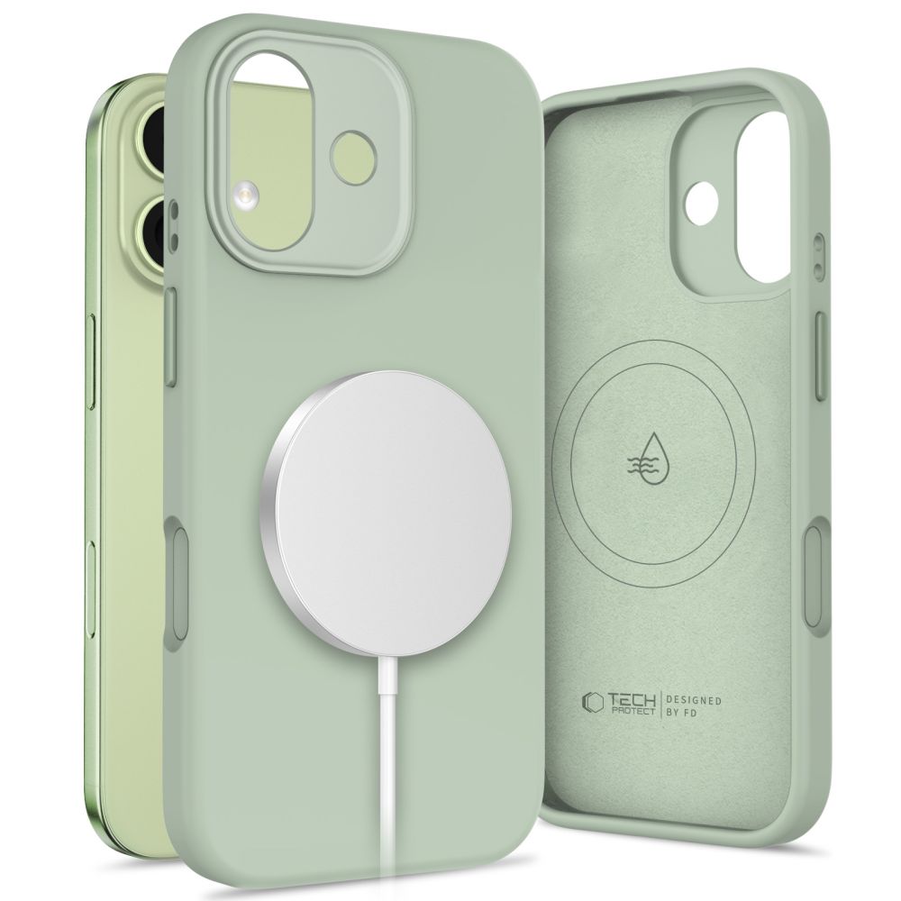 Tech-Protect Uniq MagSafe suojakuori iPhone 17:lle - vihreä