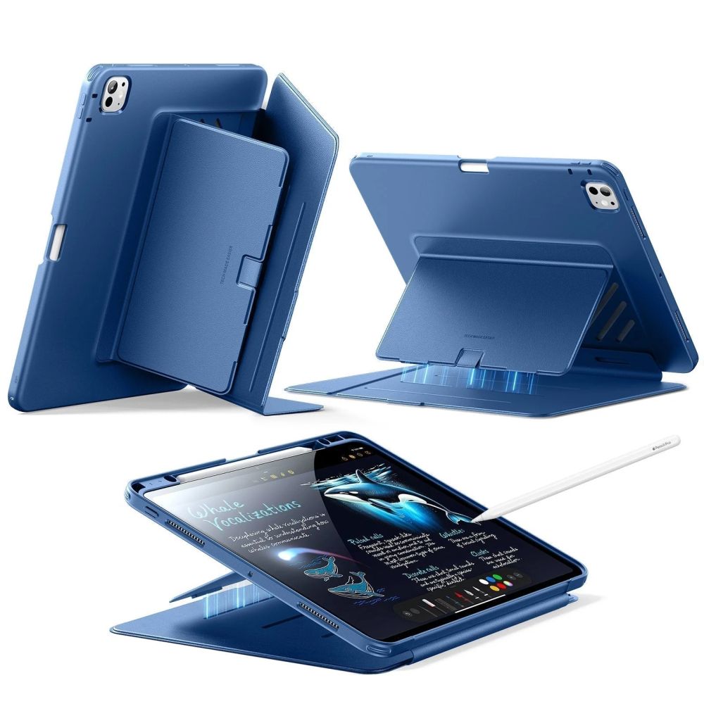 ESR Flip Hybrid Suojakuori iPad Pro 11 5 / 6 / 2024-2025 - Laivastonsininen